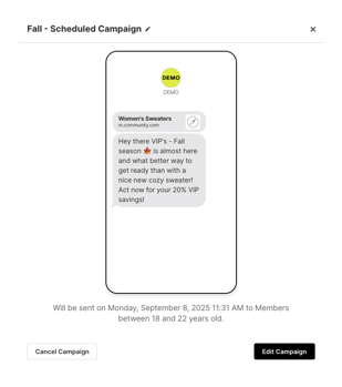 Campaign-Scheduling
